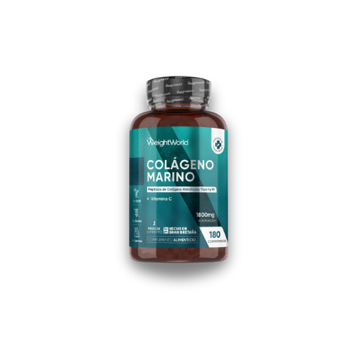 Mejor Belleza colágeno marino hidrolizado con vitamina c 1800mg