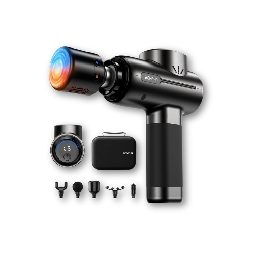  renpho pistola de masaje con calor y frío